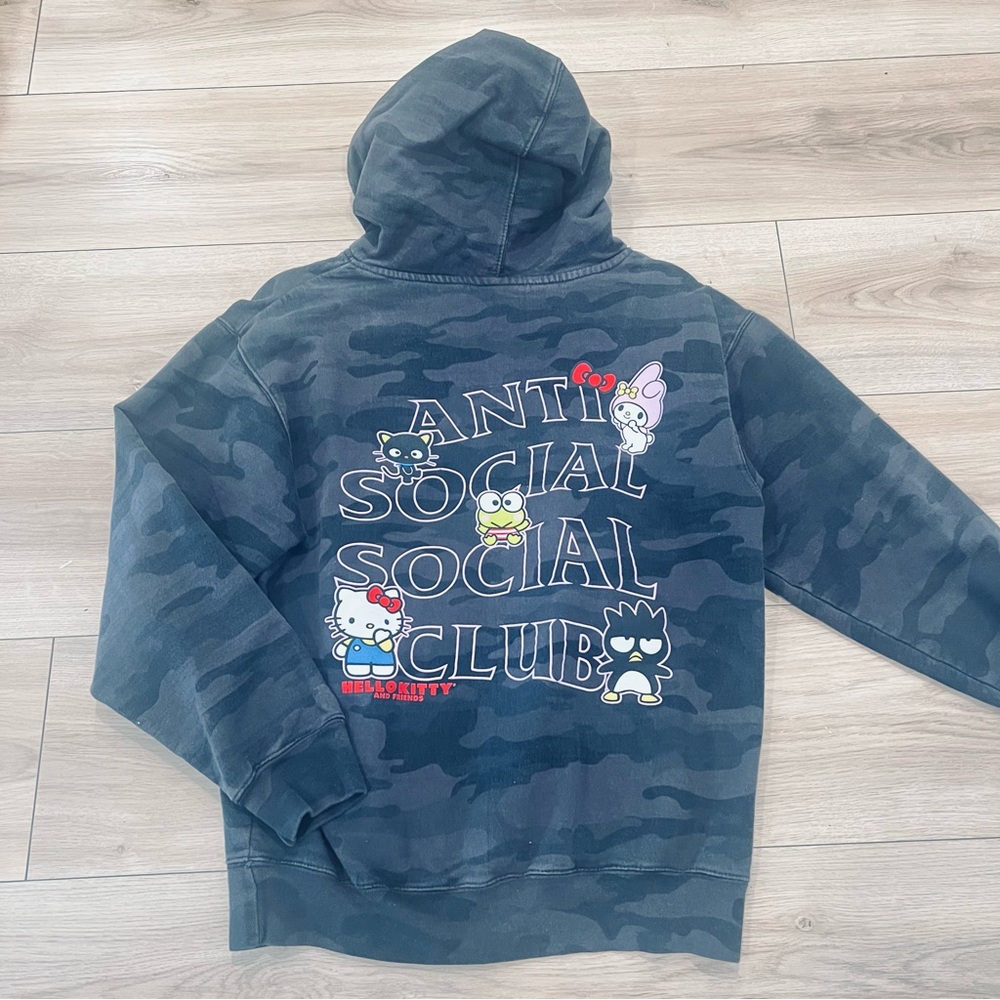 Anti social social club “sanrio” hoodie size S